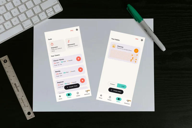Tabits app interface preview